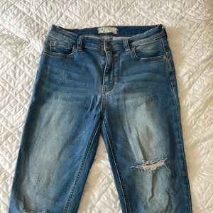Free People Frayed Ankle Jean (Size: 27)